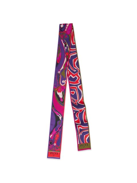 PUCCI mixed-print scarf - Purple - zdjęcie produktu nr 1