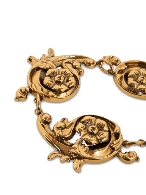 ETRO baroque-style flower necklace - Gold