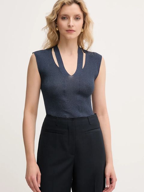 MAX&Co. top damskie kolor granatowy 2526366021200 - zdjęcie produktu nr 1