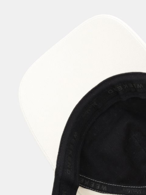 Weekend Max Mara czapka z daszkiem bawełniana AFALCO