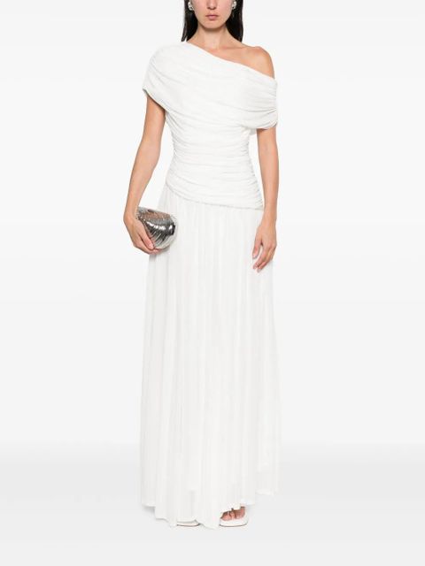 Simkhai draped one-shoulder dress - White - zdjęcie produktu nr 2