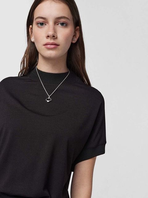 Tous naszyjnik srebrny Silueta