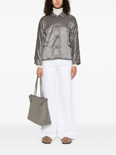 Max Mara Green padded buttoned jacket - Grey