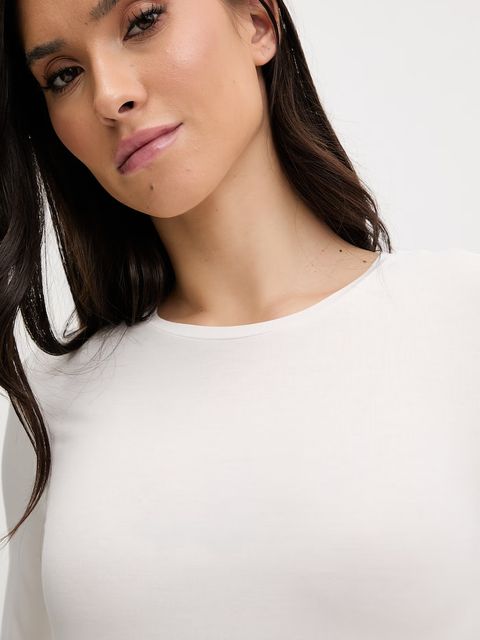 United Colors of Benetton t-shirt piżamowy z dodatkiem jedwabiu