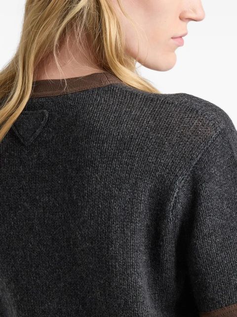 Prada cashmere crew-neck sweater - Grey