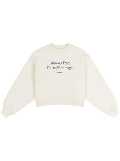 Axel Arigato Famous printed sweatshirt - Neutrals - zdjęcie produktu nr 1