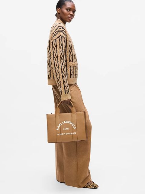 Karl Lagerfeld torebka K/RSG kolor brązowy A4W30264