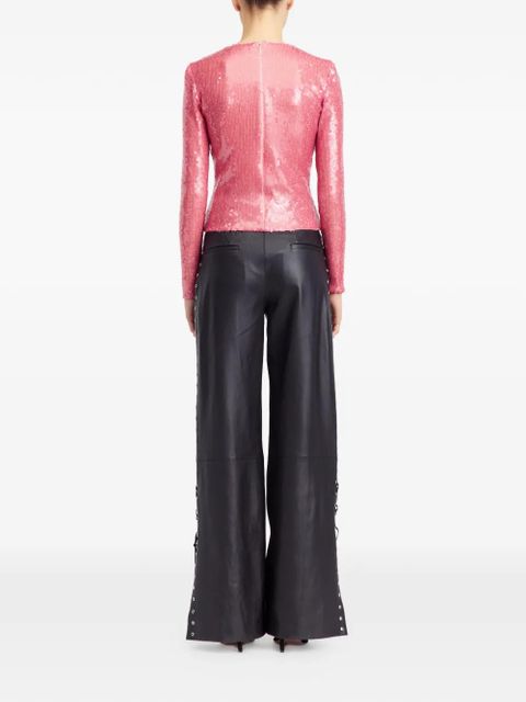 16Arlington Tanith sequin top - Pink