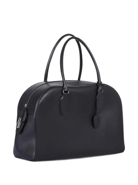 The Row India 12 leather tote bag - Black