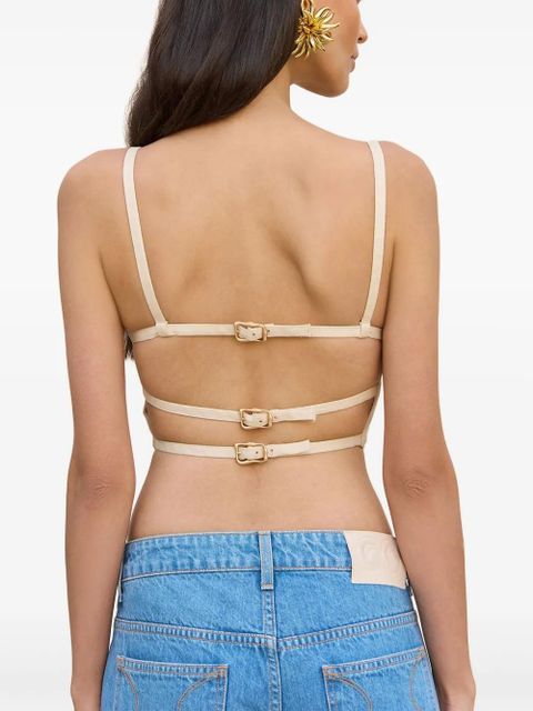 Cult Gaia Loren crop top - Neutrals