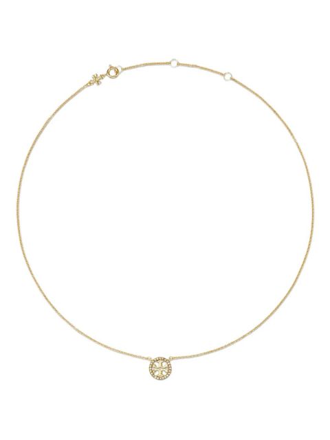 Tory Burch crystal-embellished necklace - Gold - zdjęcie produktu nr 1
