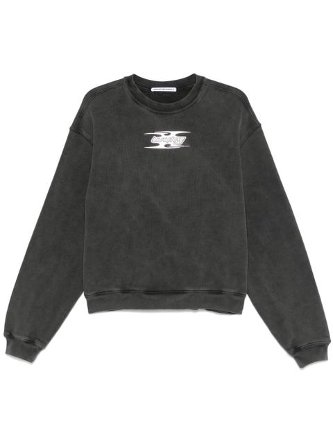 Alexander Wang blade-logo sweatshirt - Grey - zdjęcie produktu nr 1