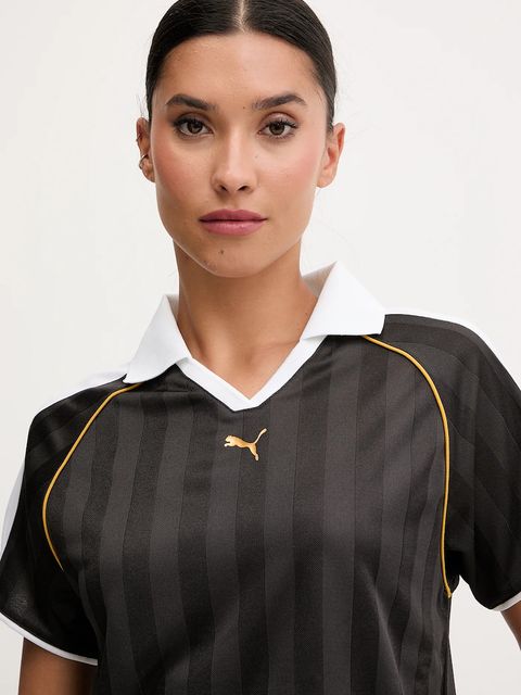 Puma polo damski kolor czarny 632157