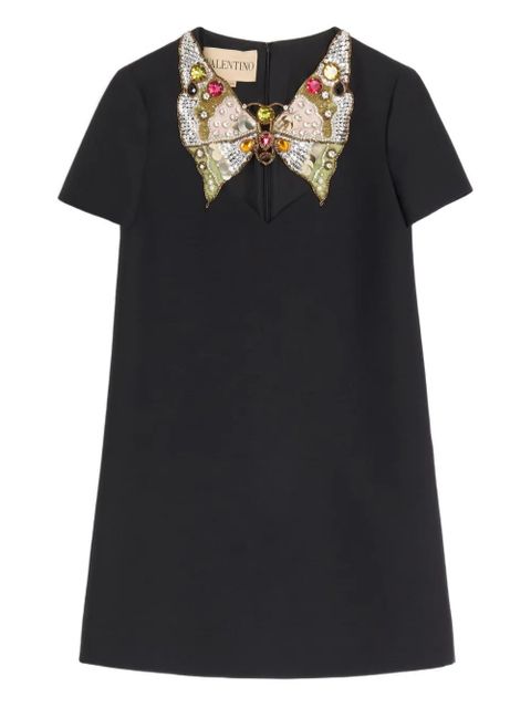 Valentino Garavani mini butterfly-detail dress - Black - zdjęcie produktu nr 1