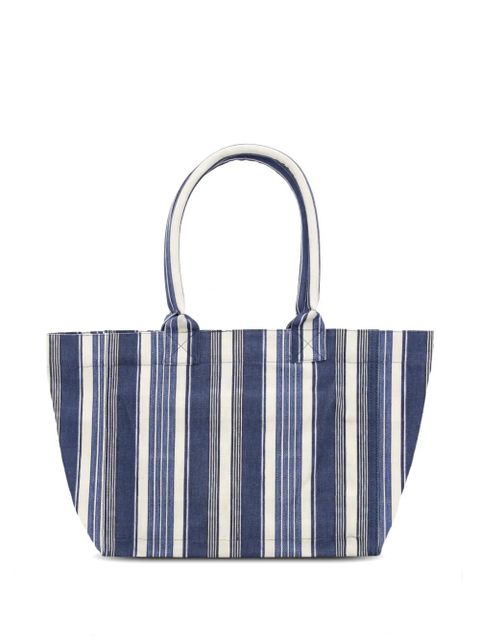 ISABEL MARANT striped-pattern logo-patch tote bag - Blue - zdjęcie produktu nr 2