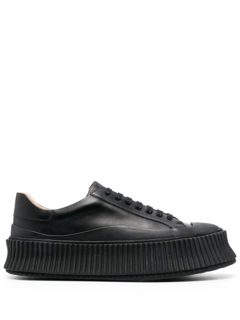 Jil Sander low-top lace-up sneakers - Black - zdjęcie produktu nr 1