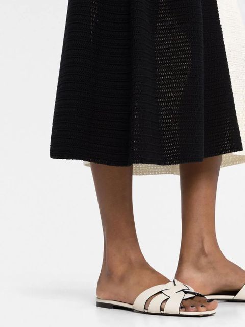 ZIMMERMANN Clover colour-block crochet dress - Black