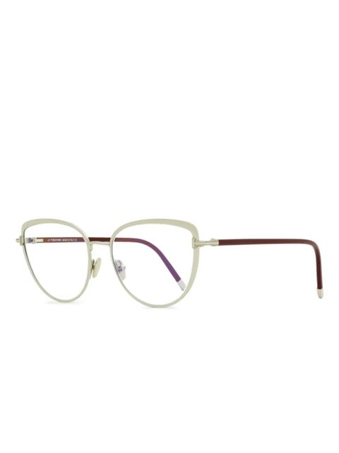 TOM FORD Eyewear butterfly metal glasses - Silver - zdjęcie produktu nr 2