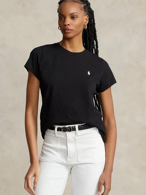 Polo Ralph Lauren t-shirt bawełniany kolor czarny 211898698 - zdjęcie produktu nr 1