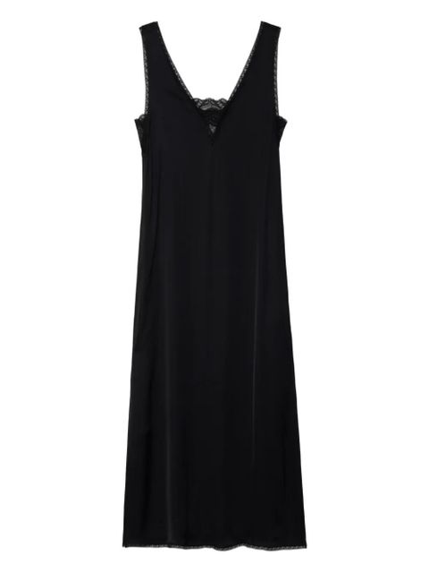 Zadig&Voltaire Renzo satin-fabric dress - Black - zdjęcie produktu nr 1