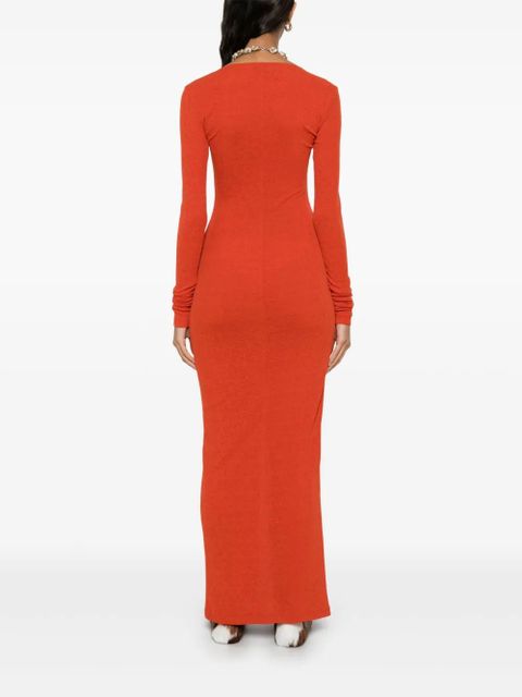 Nanushka Nareh maxi dress - Orange