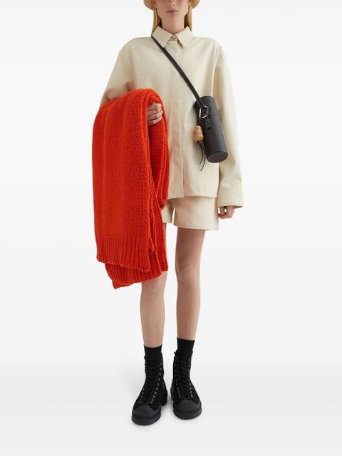 Jil Sander high-rise denim shorts - Neutrals - zdjęcie produktu nr 2