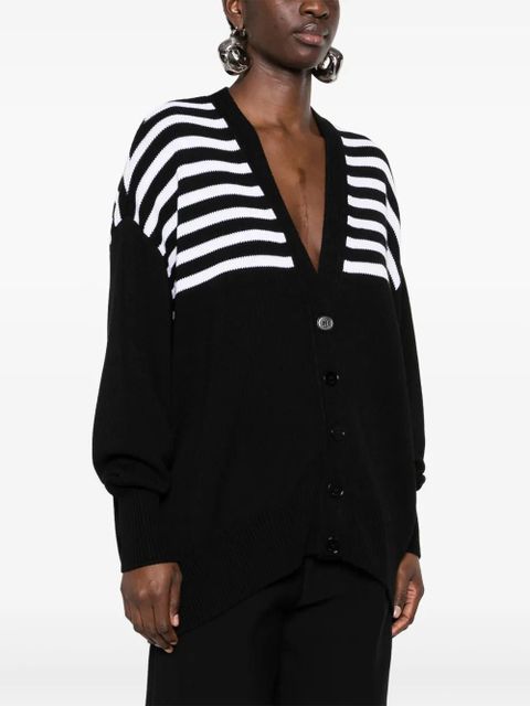 Givenchy 4G striped cardigan - Black