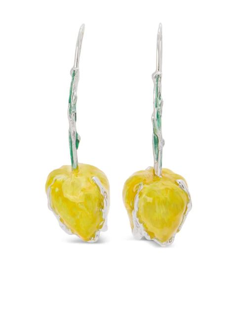 Marni Tulip earrings - Yellow - zdjęcie produktu nr 1
