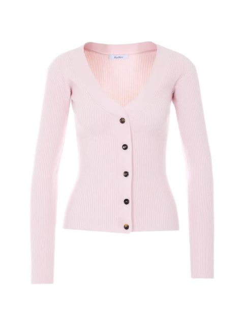 Max Mara V-neck button cardigan - Pink - zdjęcie produktu nr 1