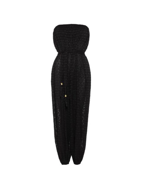 ERES strapless metallic jumpsuit - Black - zdjęcie produktu nr 1