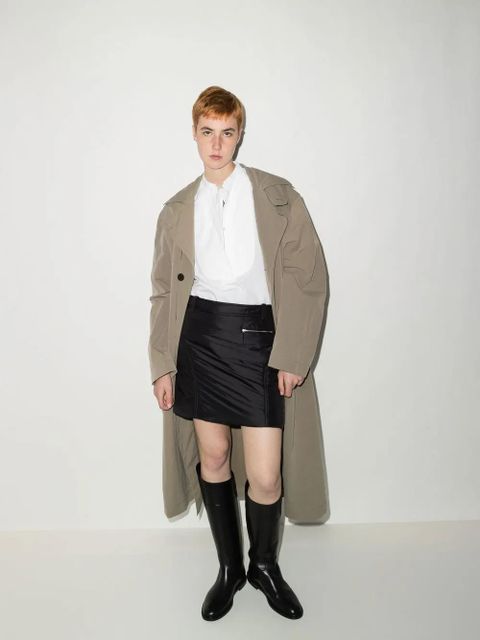 KHAITE The Mitsi padded miniskirt - Black