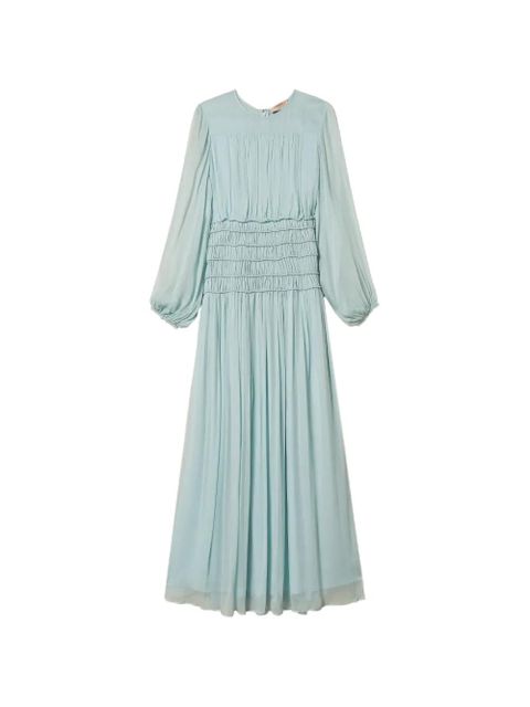 TWINSET gathered-bodice maxi dress - Blue - zdjęcie produktu nr 1