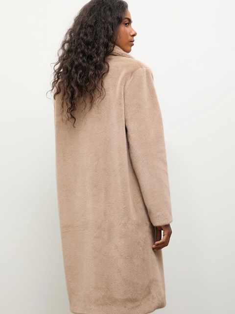 Answear.LAB płaszcz kolor beżowy