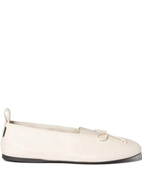 Miu Miu bow-detail ballet flats - Neutrals - zdjęcie produktu nr 1