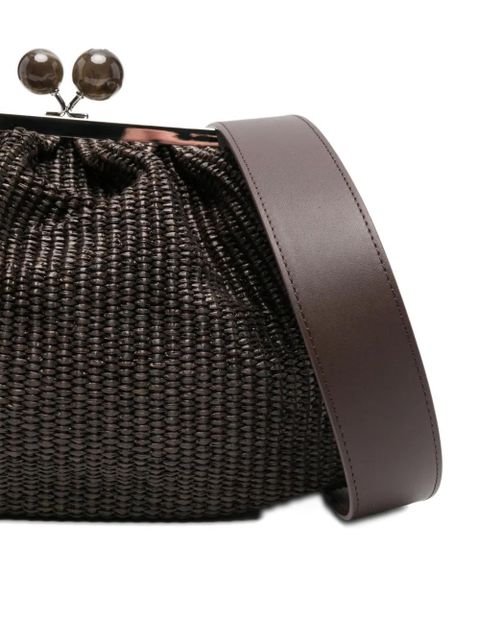 Max Mara woven clutch bag - Brown