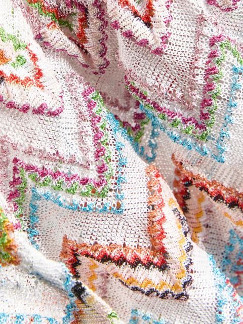 Missoni zigzag-pattern playsuit - White - zdjęcie produktu nr 2