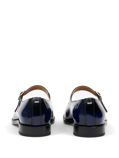 Maison Margiela Tabi Mary Jane leather loafers - Blue