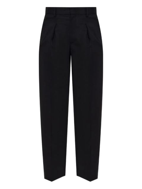ISABEL MARANT virgin wool-blend straight-leg trousers - Black - zdjęcie produktu nr 1