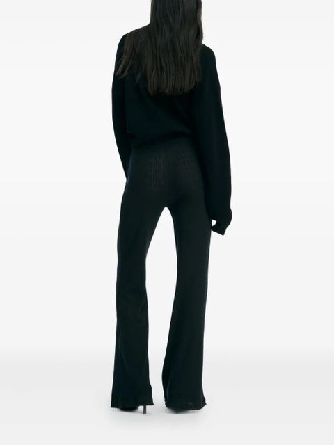 ROTATE BIRGER CHRISTENSEN long-sleeve polo shirt - Black