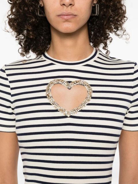 SANDRO striped T-shirt - Neutrals