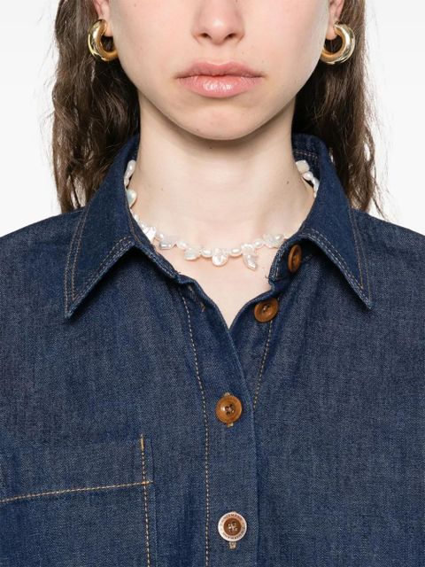 ZIMMERMANN Rhiannon shirt - Blue - zdjęcie produktu nr 2