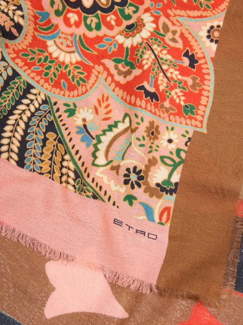 ETRO floral paisley jacquard scarf - Neutrals - zdjęcie produktu nr 2
