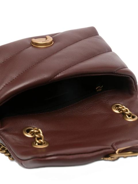 PINKO baby Love quilted chain shoulder bag - Brown