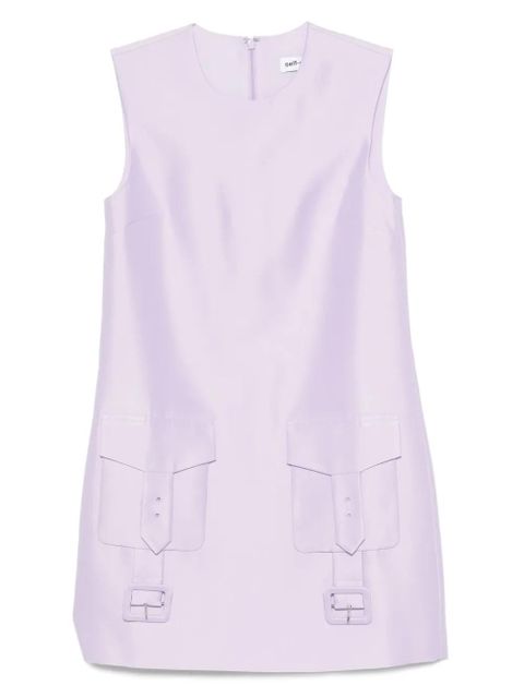 Self-Portrait taffeta mini dress - Purple - zdjęcie produktu nr 1