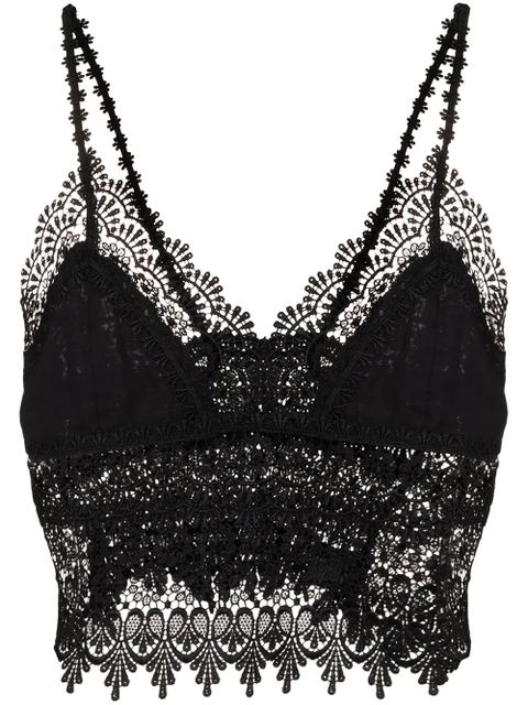 Charo Ruiz Ibiza Dana lace bralette - Black - zdjęcie produktu nr 1