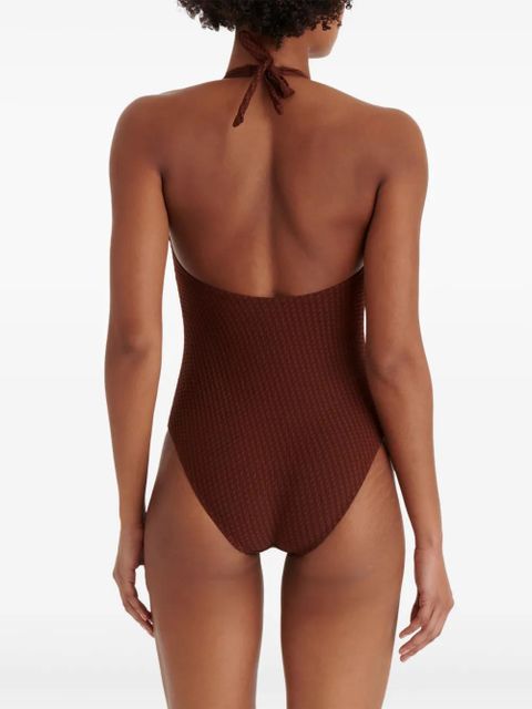 ERES Paillette swimsuit - Brown