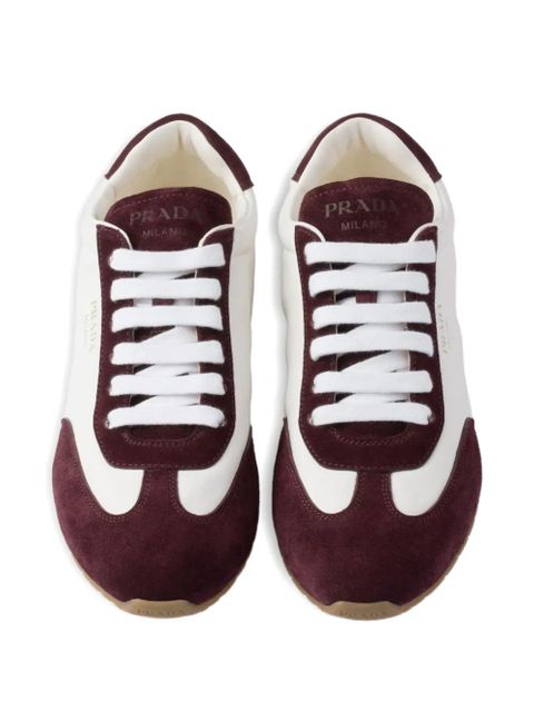 Prada leather sneakers - Neutrals - zdjęcie produktu nr 2