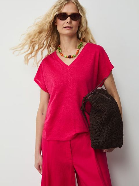 Medicine t-shirt damski lniany - zdjęcie produktu nr 2