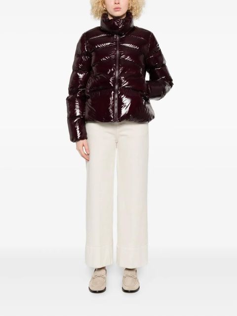 PINKO quilted shiny jacket - Red