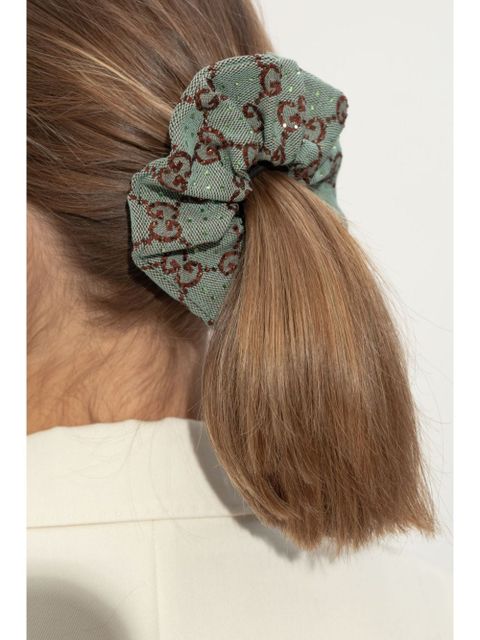 Gucci GG canvas scrunchie - Green